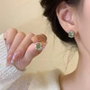 Advanced earrings, light luxury style, high-quality style