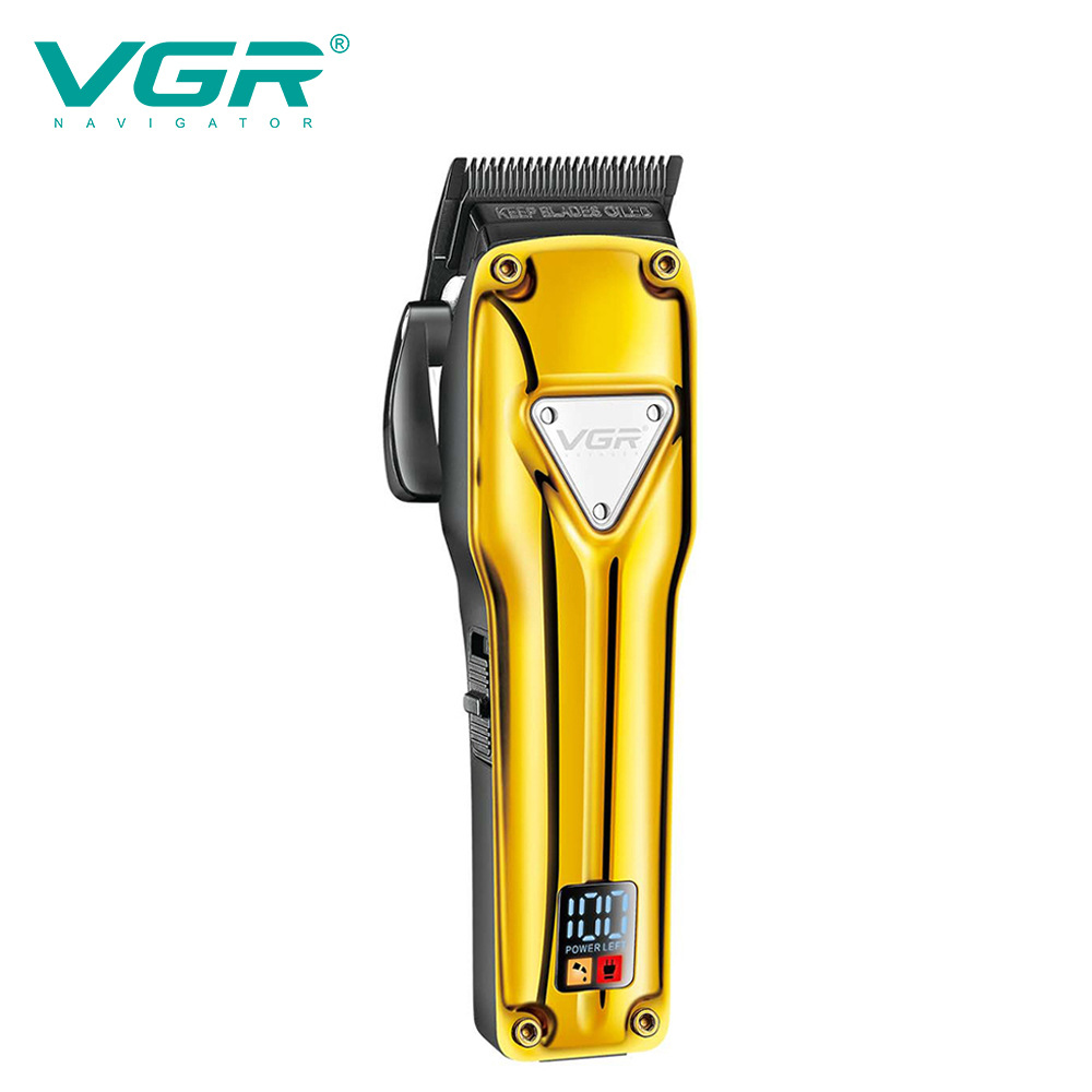Tagliacapelli elettrico da uomo, rifinitore per capelli in metallo, strumento professionale da salone per lo styling domestico._voghion.com