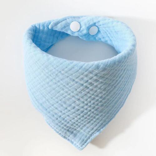 Cross-border maternal and child products newborn pure cotton bib baby ball ball triangle scarf baby false collar bib meal pocket 
