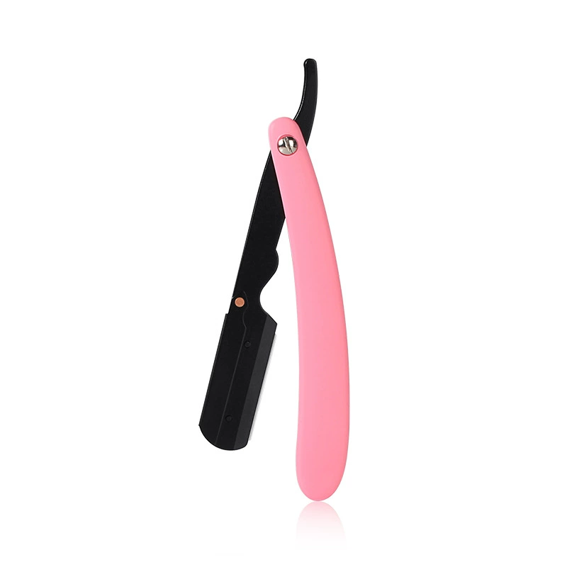 Fuchsia old-fashioned handle, razor shaving