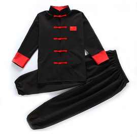 儿童武术服装表演服咏春拳服装中国风唐装少儿训练服太极服练功服