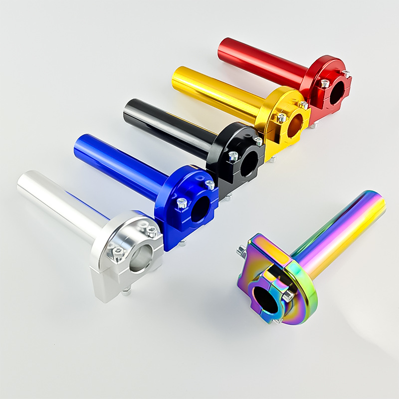 Accesorios de modificación de motocicleta, manillar, giro del acelerador, giro del acelerador, giro grande, manija CNC, aceleración, asiento de repostaje, varios modelos
