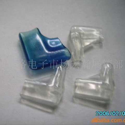 250,187旗形护套 90度 蓝色 透明6.3 187