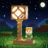 Red stone lamp - night light