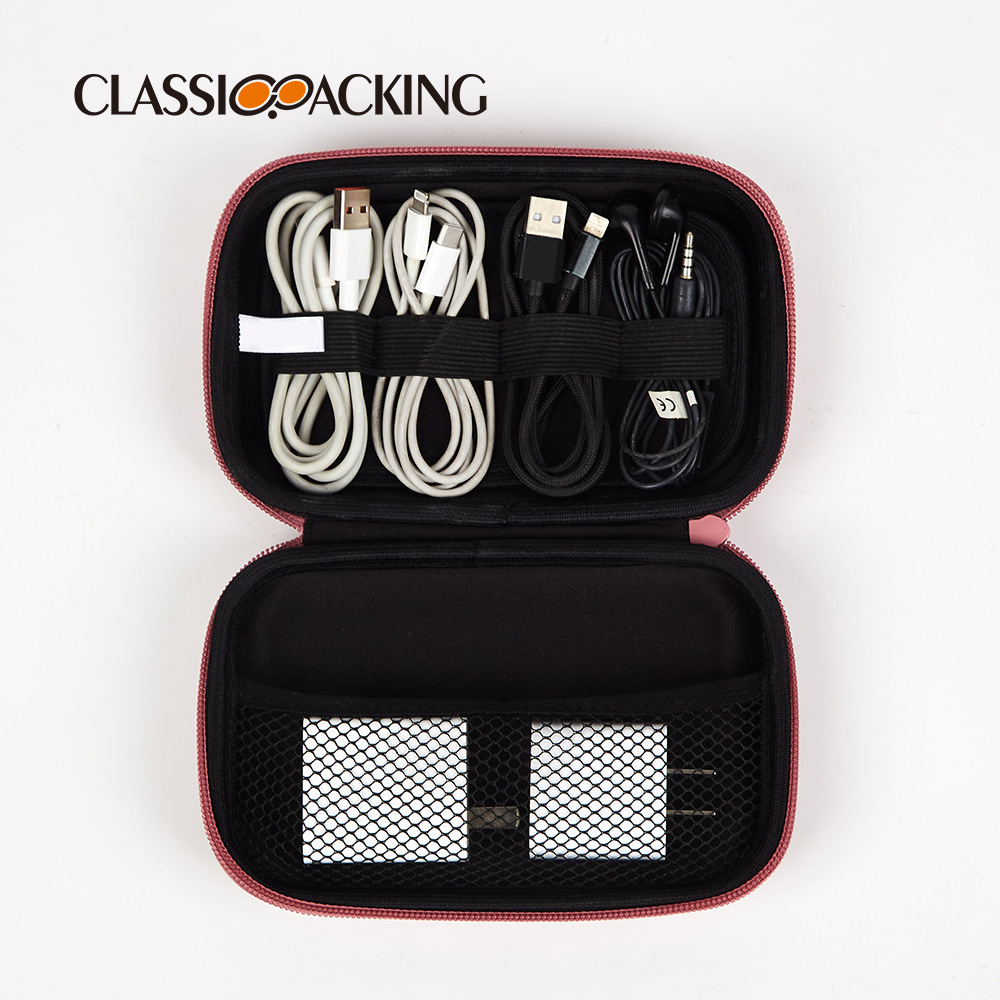 Bolsa de almacenamiento de productos digitales de gran capacidad impermeable material resistente a la presión caja de almacenamiento de cable de datos disco duro móvil cubierta protectora