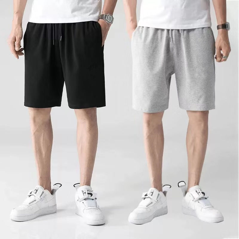 Pure Cotton Shorts Men's Large Size 5 Points Loose Men's Casual Thin Straight Beach Pants Pajama Pants Thin Long Sweatpants Pure Cotton Shorts Men's Large Size 5 Points Loose Men's Casual Thin Straight Beach Pants Pajama Pants Thin Long Sweatpants