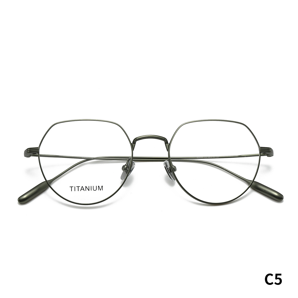 STUDIOMUKU gafas de madera superligera y cómoda poligonal marco de gafas de mujer temperamento abierto cuelga marco de gafas de hombre