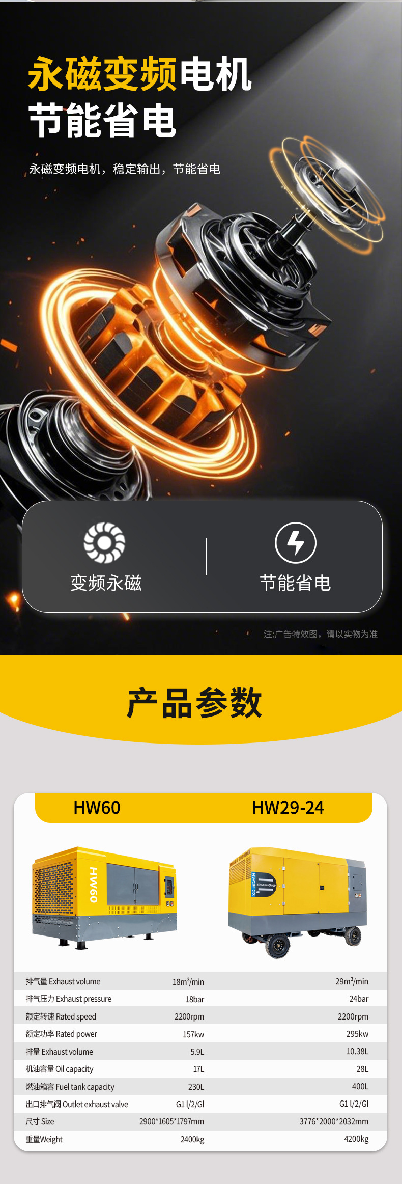 Air Compressor for Drilling Machines, Removable Screw Air Compressor, Submersible Drilling Machine, Air Compressor