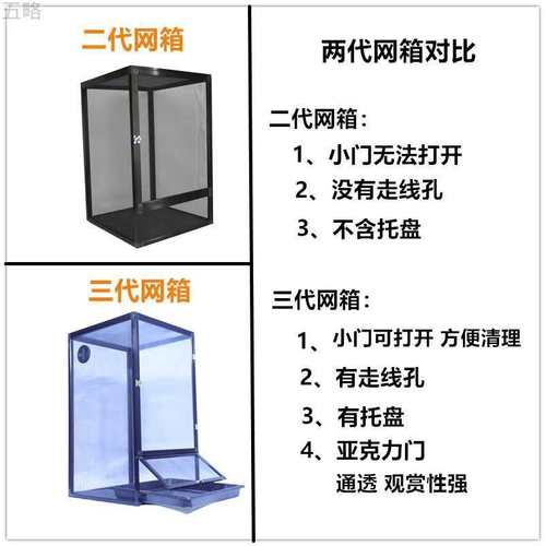 Reptile pet lizard gecko insect mantis breeding box mesh cage metal frame insect cage song insect stick insect breeding box