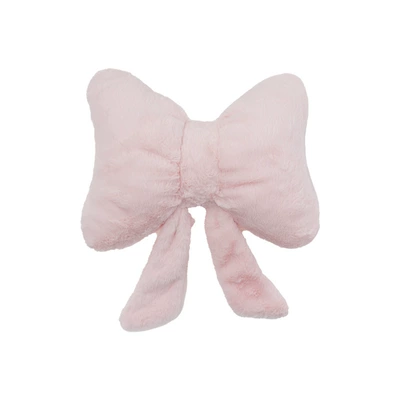 Blue Rain Original Plush Car Headrest Waist support - rabbit-hair-bow-ribbon-waist-pink