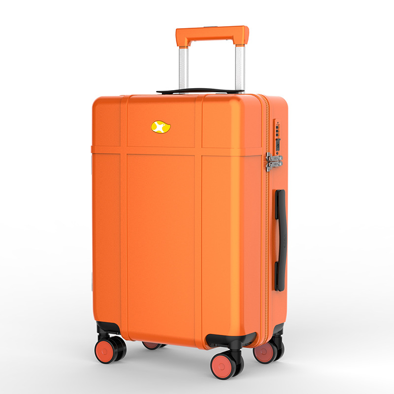 Vali kéo sơn mài bóng cao cấp Mango Bird PC chống rơi, bánh xe đa năng, khóa mật khẩu, size cabin 20 inch — màu đen