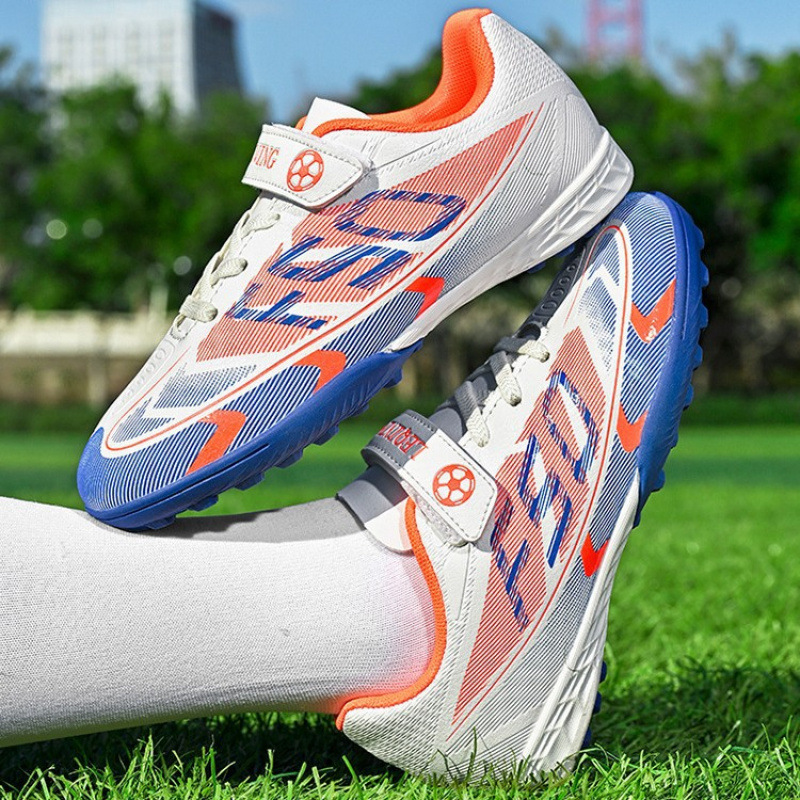 Tenis de Fútbol Infantil con Tacos Multiterreno Transpirable para Pasto