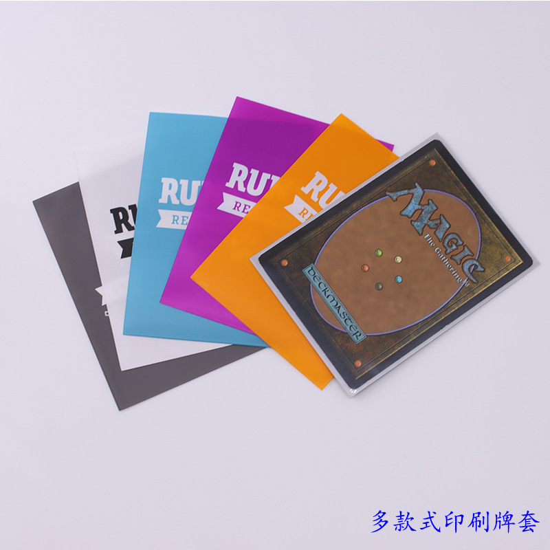 Cubierta de tarjeta mágica CPP tres reinos matan tarjeta mágica cubierta de tarjeta de juego cubierta de tarjeta de impresión compuesta transparente esmerilado bolsa de tarjeta al por mayor