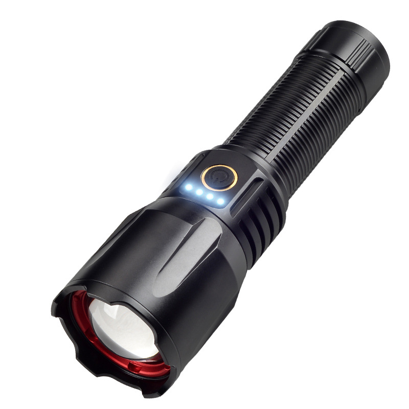 Zoom personalizado antorcha de luz alta aleación de aluminio recargable láser blanco fabricantes de iluminación al por mayor logotipo