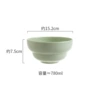 6-inch brushed bowl-milk green