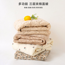 新生婴儿抱被初生包裹秋冬夹棉保暖盖被宝宝外出抱毯推车防风被子