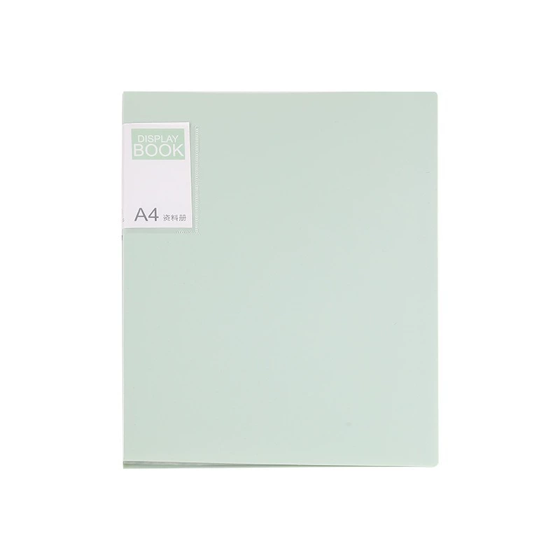 Morandi A4 data storage book Student test paper sort out classification pages and clips simple multi -layer office folder