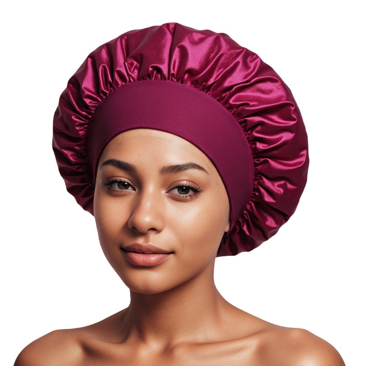 Amazon comercio exterior transfronterizo buñuelo de alto elástico gorra de belleza gorra de baño gorra de cuidado del cabello gorra de dormir de mujer