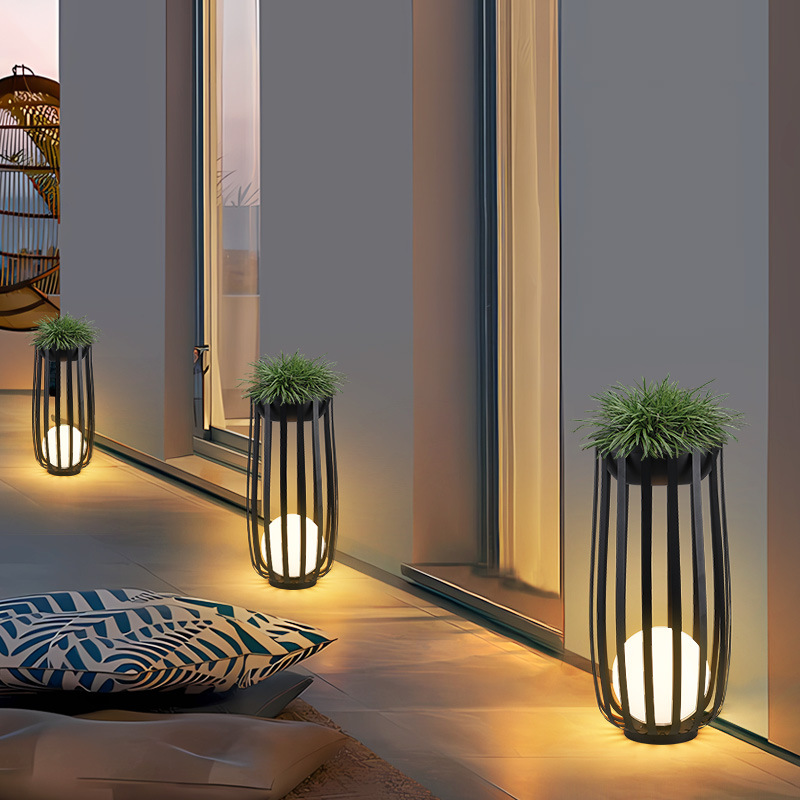 Luces solares para exteriores Daguanyuan, accesorios de iluminación impermeables para patio y paisaje, luces para soporte de flores para jardín y villa, accesorios de iluminación para césped 378L