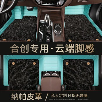 Full Surrounding New Energy Vehicle – Ayaqaltılar (Kovriklər) - double-tiffany-blue-black-star-blanket