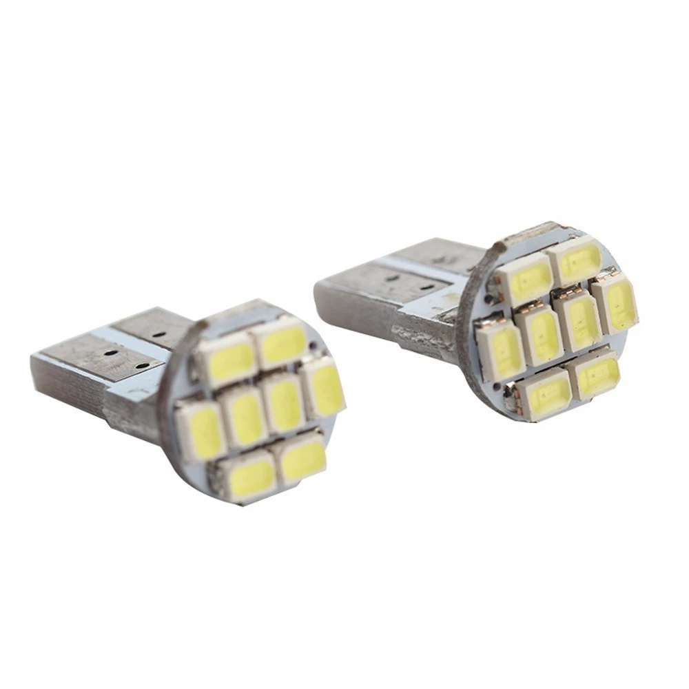 Плата с автомобильными светодиодами 12V T10 8 SMD 1206 — светодиод для номерного знака T10