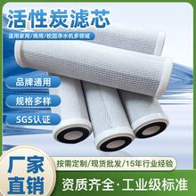 10寸精密碳芯 活性碳滤芯 净水器滤芯 纯水机过滤活性炭