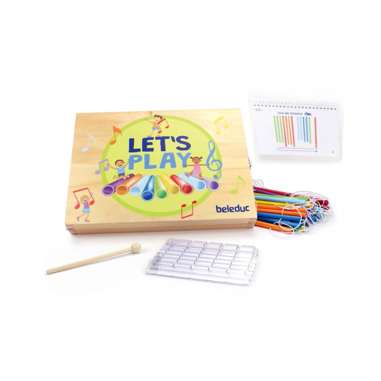 德国贝乐多奇妙音乐盒幼儿园儿童木制桌面玩具趣味互动感知音调