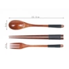 Fork spoon chopsticks tie the black line