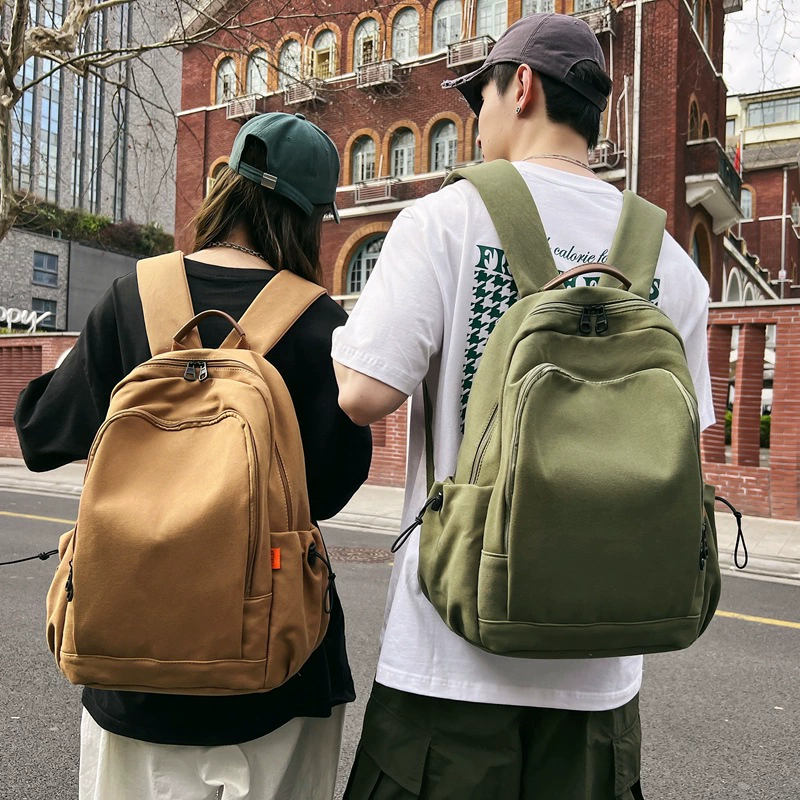 Backpack, universal shoulder bag, Korean style, for secondary school, for students