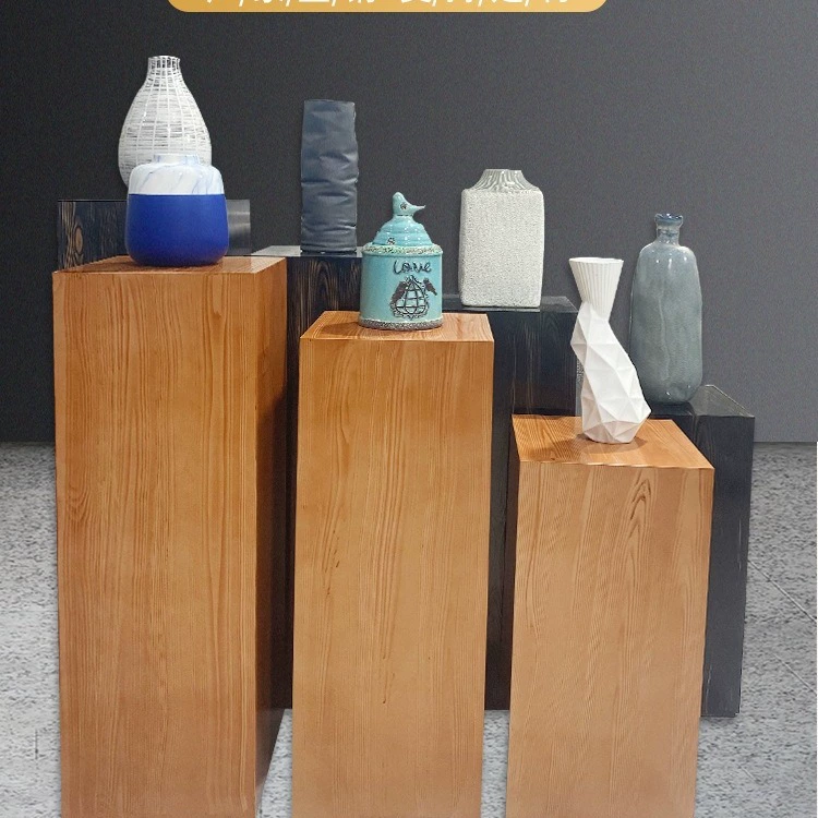 Деревянная краска витрина стенд с деревянным зерном стенд