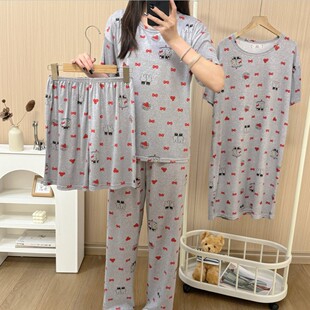 pajamas�ļ���˯��Ů�Ŀ�ͨ�Lѝ�������b���bţ�̽z�Ҿ�