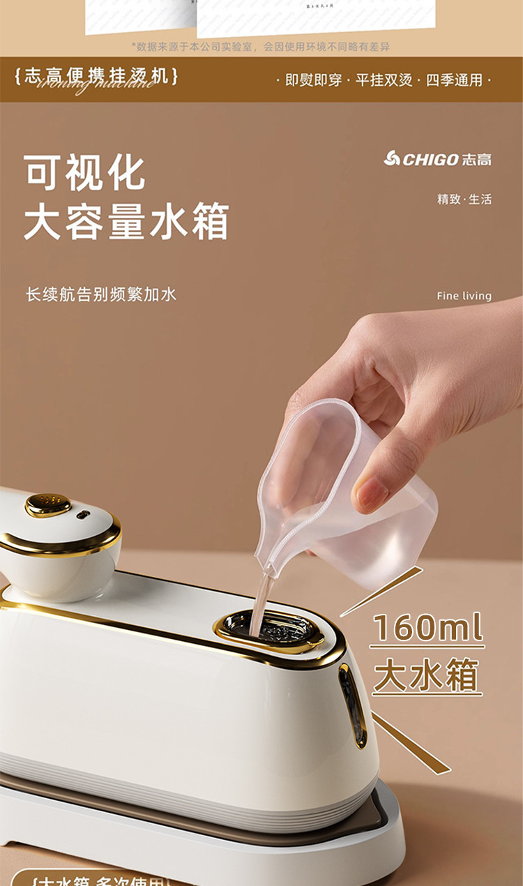 Zhigao handheld steamer, ceramic plate, high power