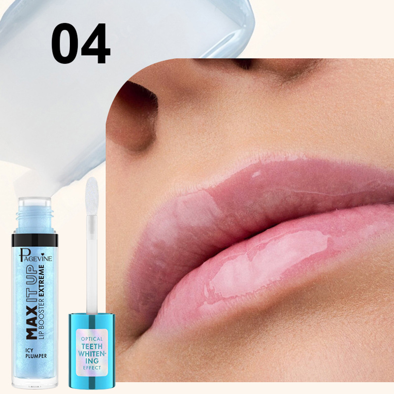 PÁGINA transfronteriza Aceite para rellenos de labios con pimienta, mentol, decoloración tibia, hidratante, hidratante, reparador, esmalte de labios de larga duración, comercio exterior