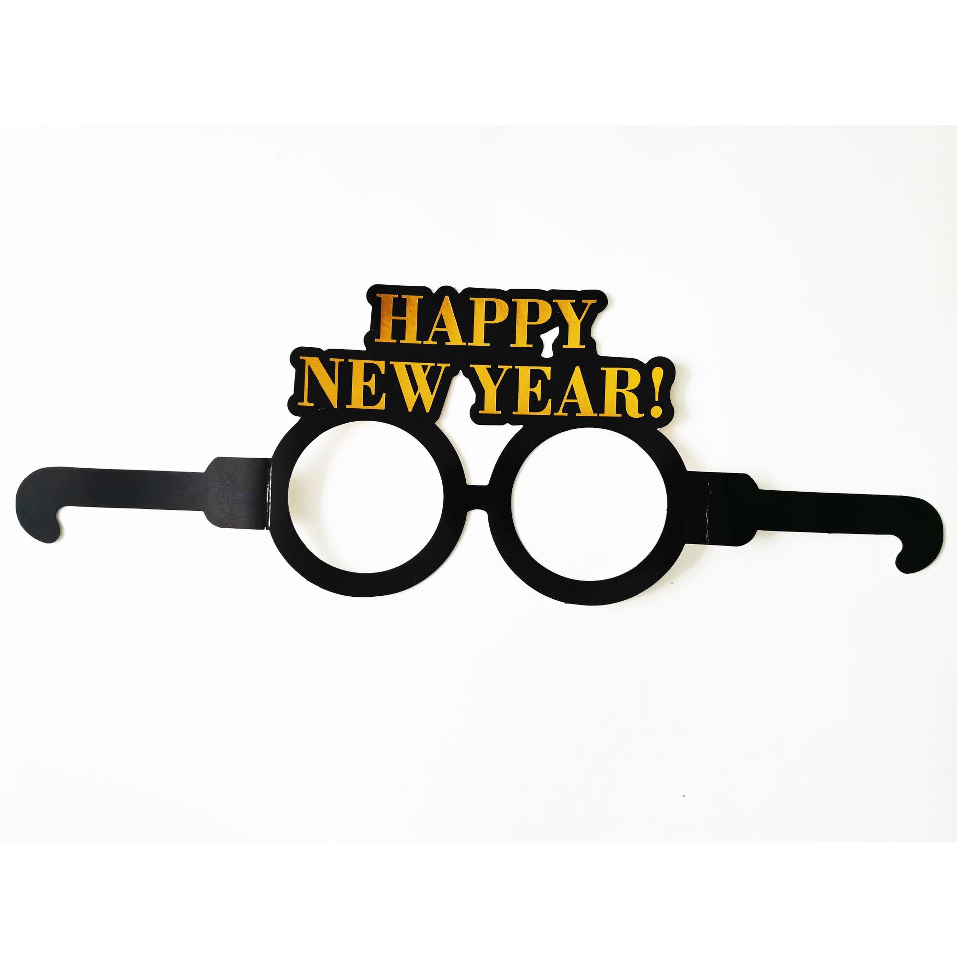 2022年新年跨年派对眼镜面具 派对节日面具纸眼镜 拍照道具