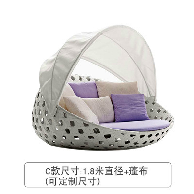 Silla al aire libre Cama de pájaros Cama de jaula de pájaros Silla de caña Patio Balcón Cama de nido de pájaros Piscina Terraza al aire libre