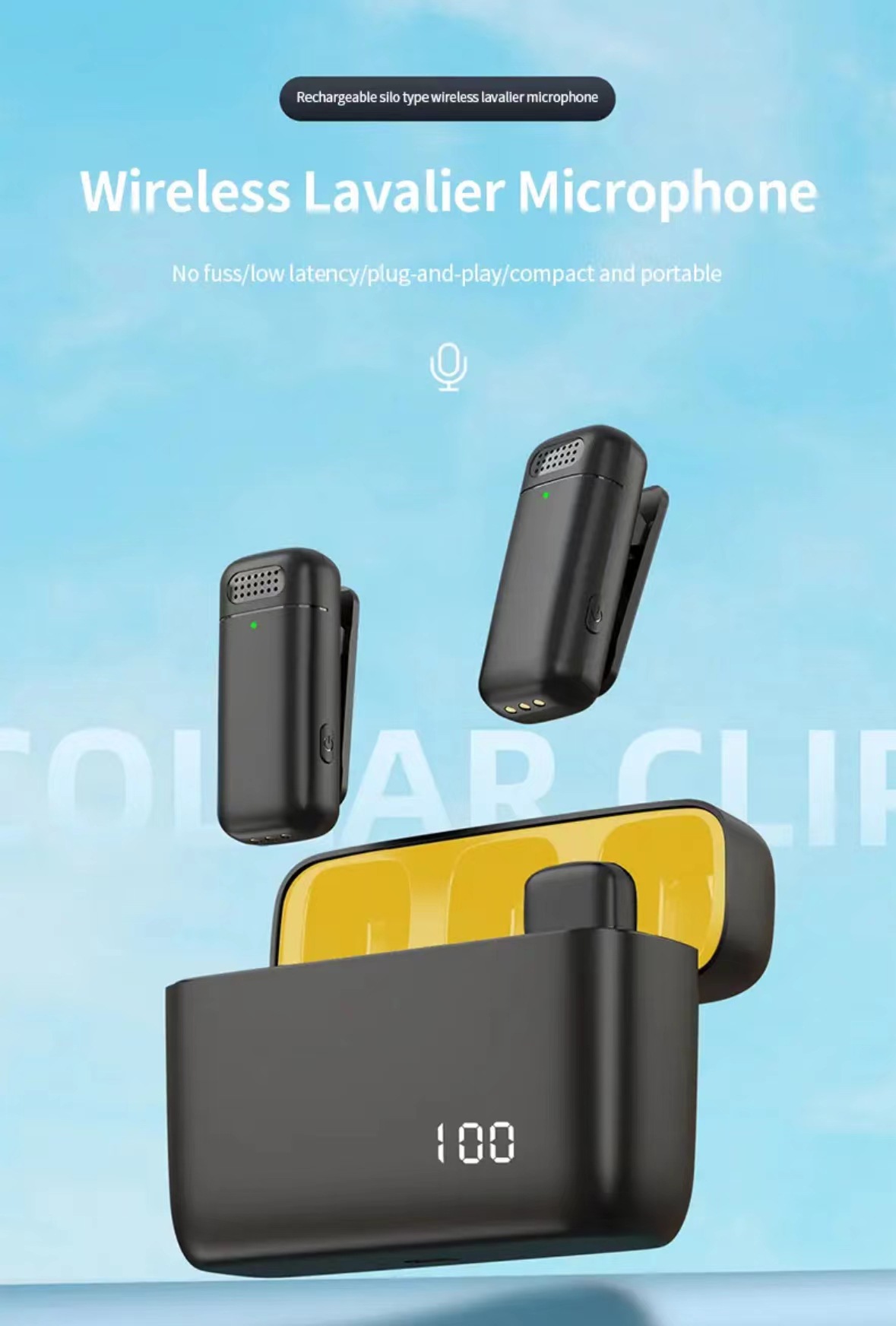 K6 Wireless Lavalier Microphone