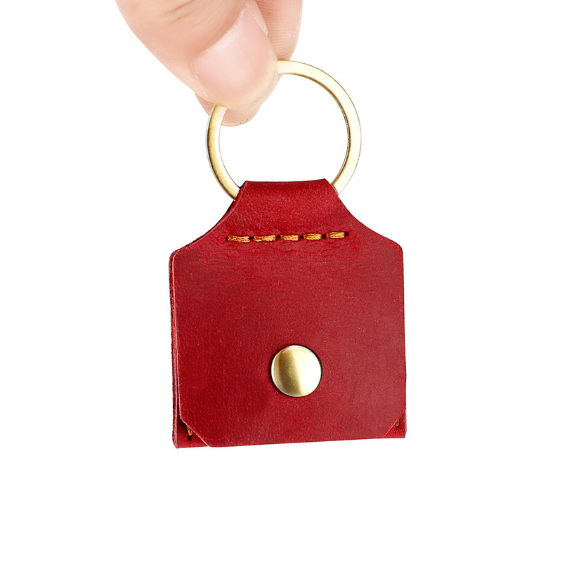 New Jewelry Tracker Storage Bag, Ring Protective Leather Case, Necklace, Earrings, Ear Studs, Coin Storage Bag, Keychain
