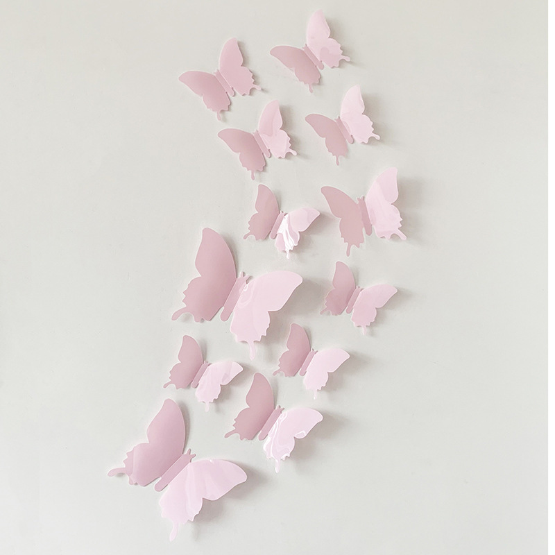 3d fjäril väggdekaler för sovrum och vardagsrum_voghion.com