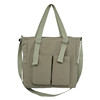 Nylon shoulder bag, capacious one-shoulder bag, fresh linen bag, Korean style