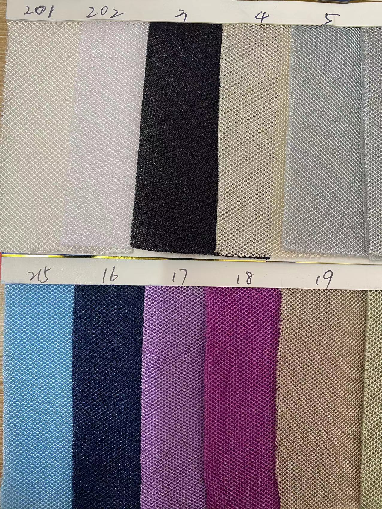 三明治网布 细六角孔有光网眼布 箱包玩具户外用品鞋服书包面料