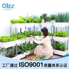 Olinzeの移動式植木鉢、家庭用植木鉢、多層バルコニー植木鉢、特大植木鉢