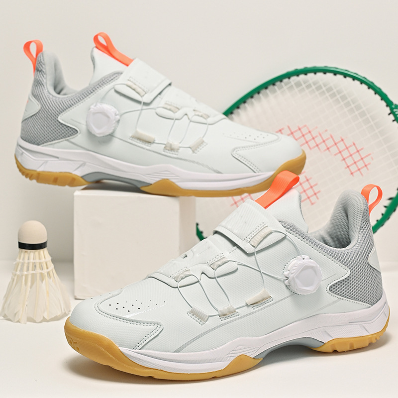 Cross-Border Large-Size Badminton Shoes for Men and Women, Mesh Breathable, Wear-Resistant, Non-Slip, Student Professional Competition Training Sports Shoes Cross-Border Large-Size Badminton Shoes for Men and Women, Mesh Breathable, Wear-Resistant, Non-Slip, Student Professional Competition Training Sports Shoes