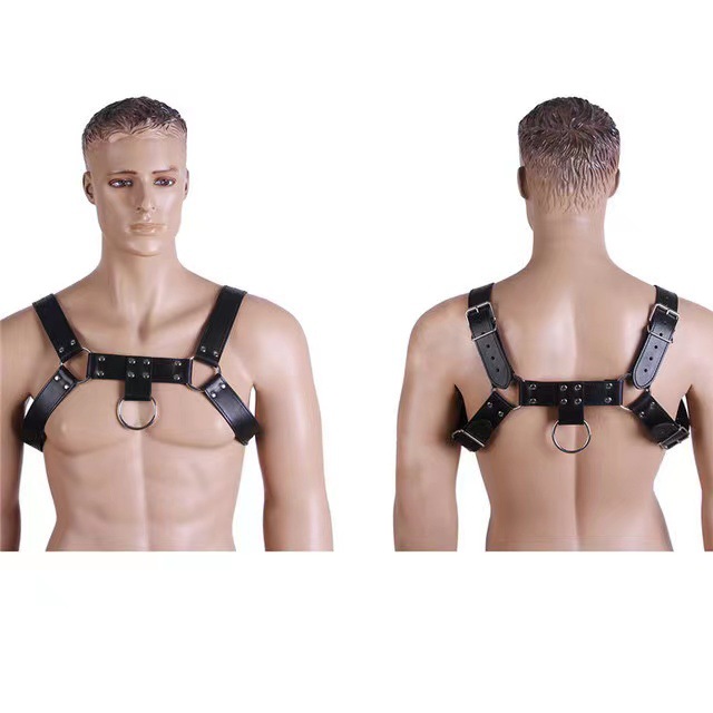 Europa y Estados Unidos transfronterizos cuero amplio amor bondage correa de ropa remaches hombres negocios hegemónico ocio JJ anillo tendencia universal