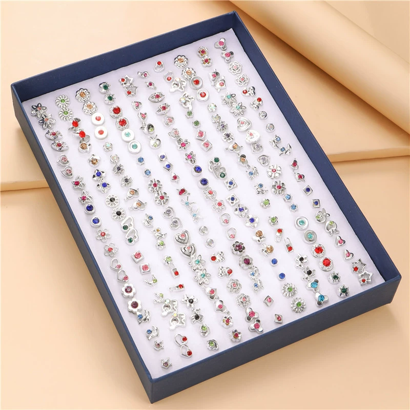 Д Earrings, fashionable lanyard holder, 100 pair, Korean style, simple and elegant design