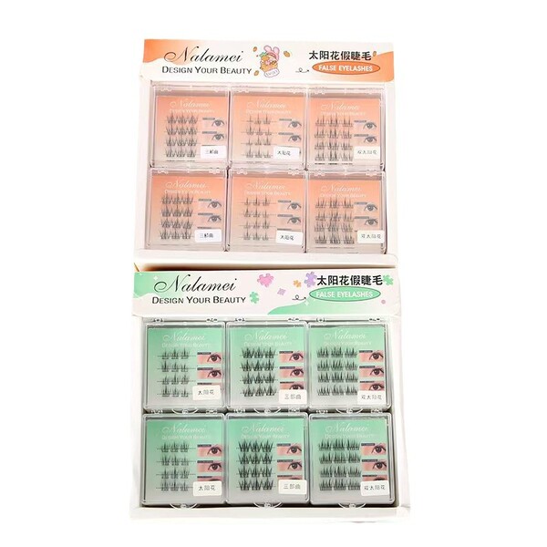 curling dense three dimensional false eyelashes solar-powered for…