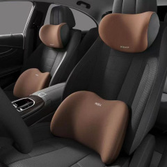 自動車のヘッドレストの首枕の腰は車用の枕の車載の首の枕の記憶のシートの背もたれの腰のスーツのクッションに寄りかかります。