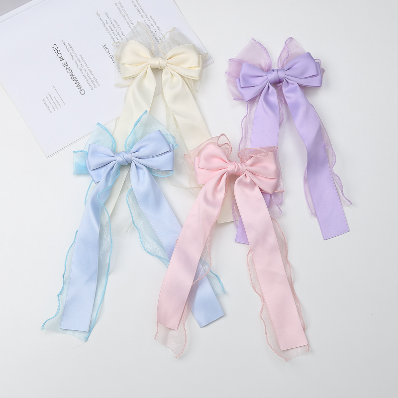 30g Weight Hair Clip Hair Accessories Type 1 Piece Quantity Casual, Holiday, Daily Occasion Cloth Material Knot, Butterfly, Bow Knot, Horse Pattern All Seasons Season Women's Gender Elegant, Sweet Style Elegant Sweet Women's Knot Butterfly Bow Knot Cloth Hair Clip 2