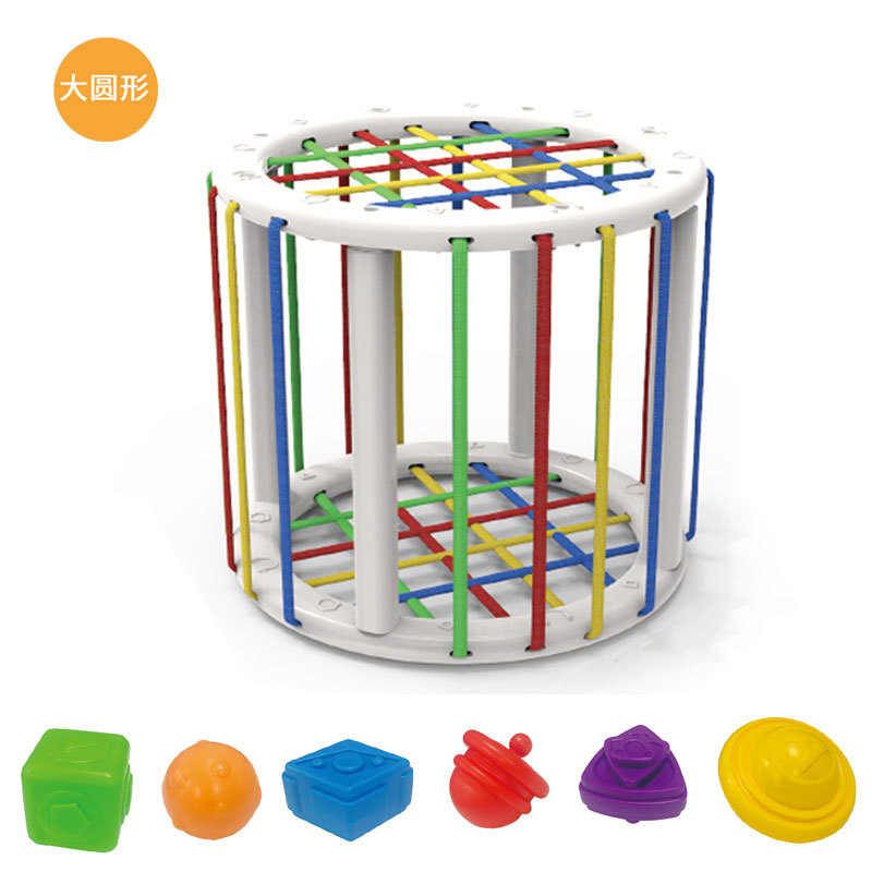 Infantil educación temprana Arco Iris selle mano sensorial entrenamiento fino bloques de construcción color iluminación cognitiva Juguetes