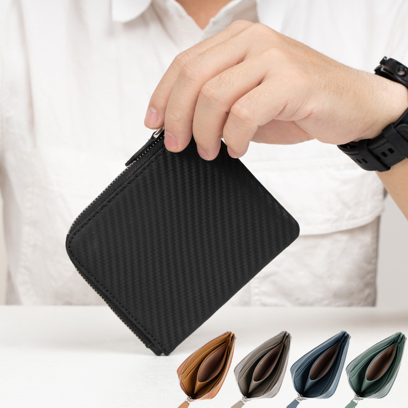 日本式男性財布本革外国貿易牛革ゼロ財布rfid超薄型マルチカードカードバッグ大容量ショルダーバッグ