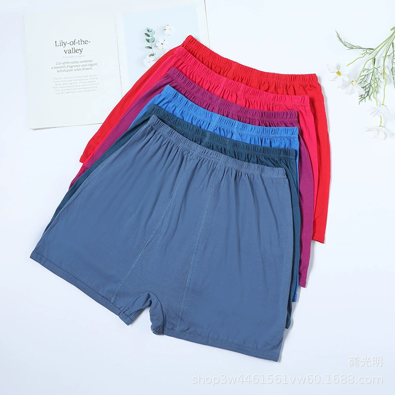 Мужские женские трусики хлопчатобумажные боксеры дедушка бабушка среднего и пожилого возраста